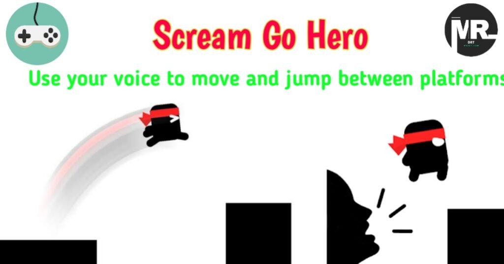 Scream Go Hero: Voice to Move and Jump Funny Game  